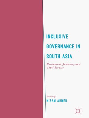 cover image of Inclusive Governance in South Asia